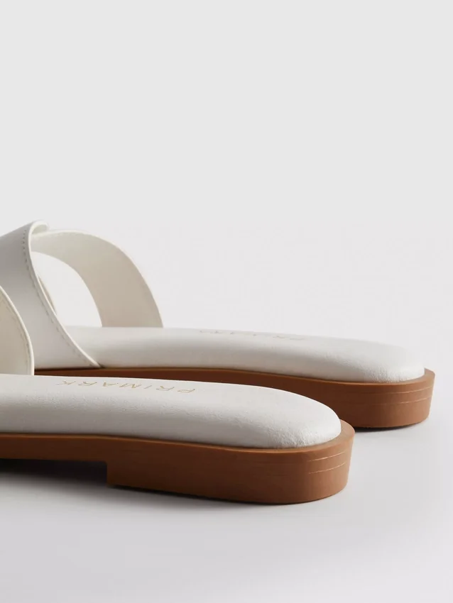 Twisted-strap mule sandals