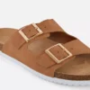 Two strap buckle sandals
