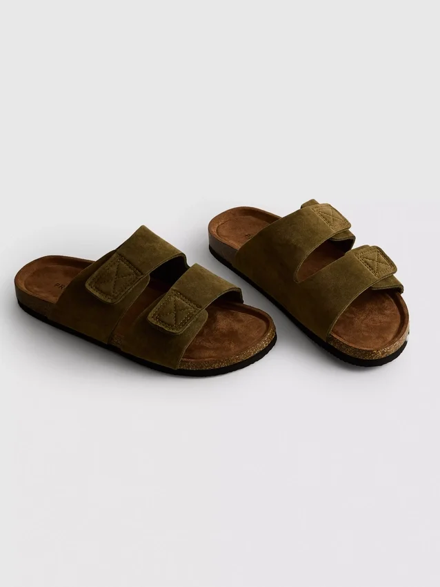 Two-strap chunky-sole sandals