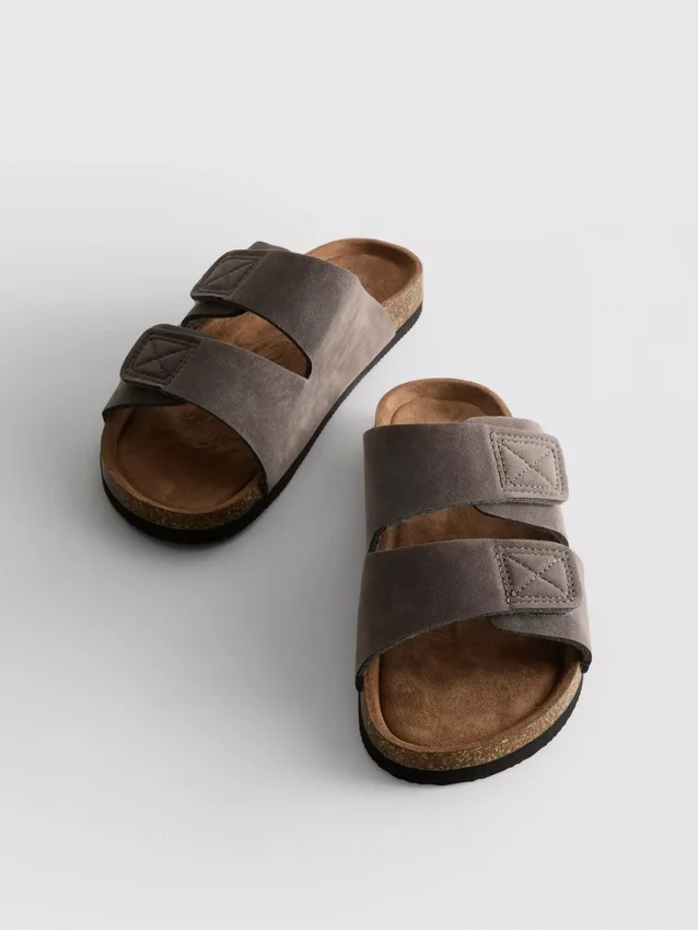 Two-strap chunky-sole sandals