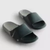 Two-tone slider sandals