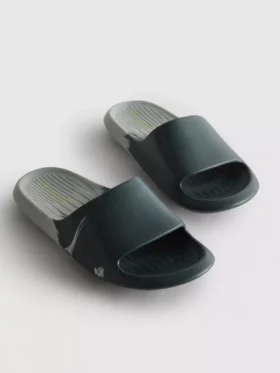 Two-tone slider sandals