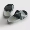 Two-tone slider sandals