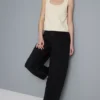 Ultimate cotton denim barrel-leg jeans