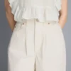 Ultimate cotton denim barrel-leg jeans