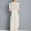 Ultimate cotton denim barrel-leg jeans
