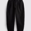 Ultimate cotton denim barrel-leg jeans