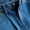Ultimate cotton denim barrel-leg jeans