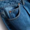 Ultimate cotton denim barrel-leg jeans