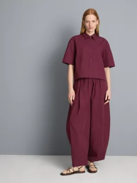 Ultimate cotton short-sleeve boxy shirt