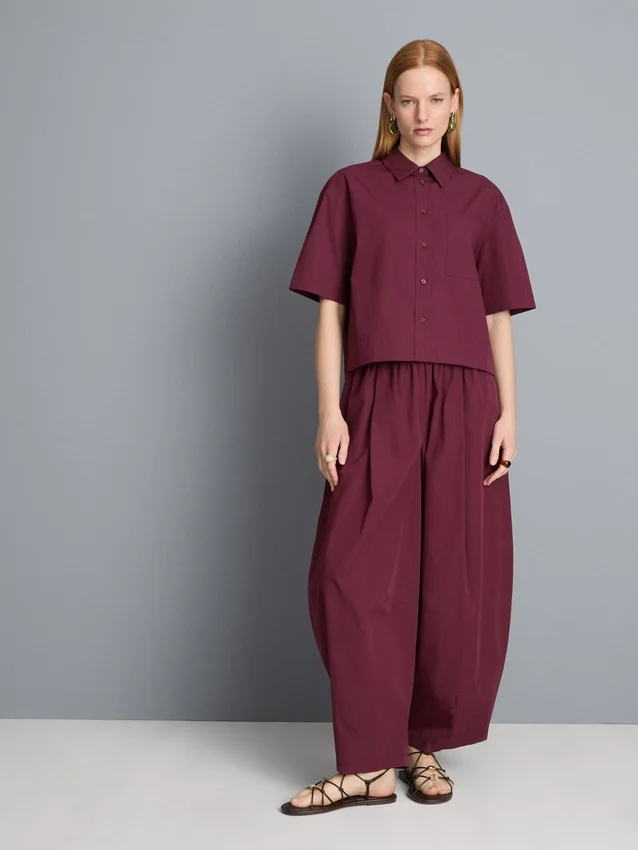 Ultimate cotton short-sleeve boxy shirt