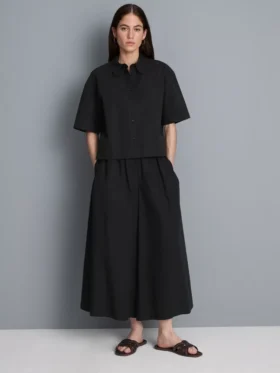Ultimate cotton short-sleeve boxy shirt