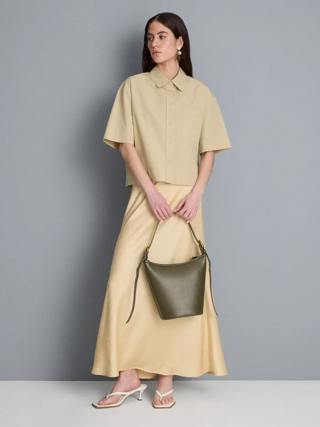 Ultimate cotton short-sleeve boxy shirt
