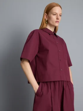 Ultimate cotton short-sleeve boxy shirt