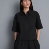 Ultimate cotton short-sleeve boxy shirt