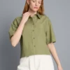 Ultimate cotton short-sleeve boxy shirt