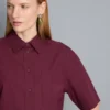 Ultimate cotton short-sleeve boxy shirt