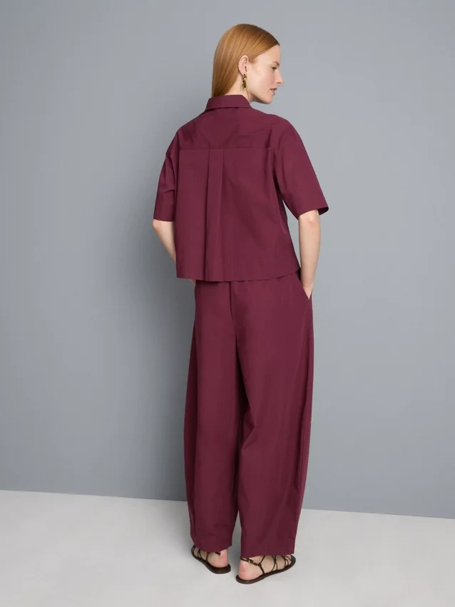 Ultimate cotton short-sleeve boxy shirt