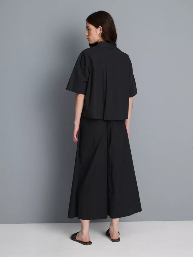 Ultimate cotton short-sleeve boxy shirt