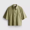 Ultimate cotton short-sleeve boxy shirt
