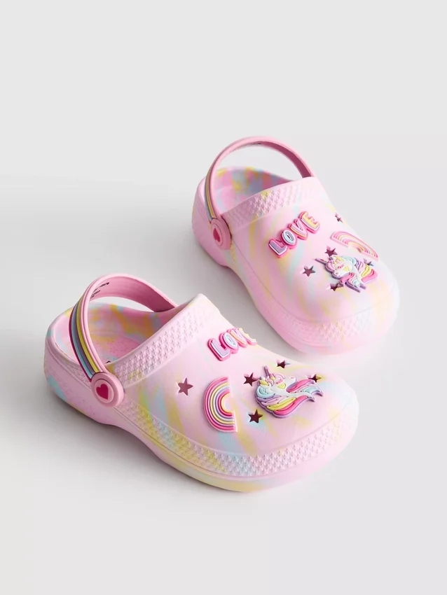 Unicorn clog sandals