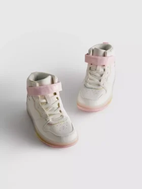 Unicorn light up high-top sneakers