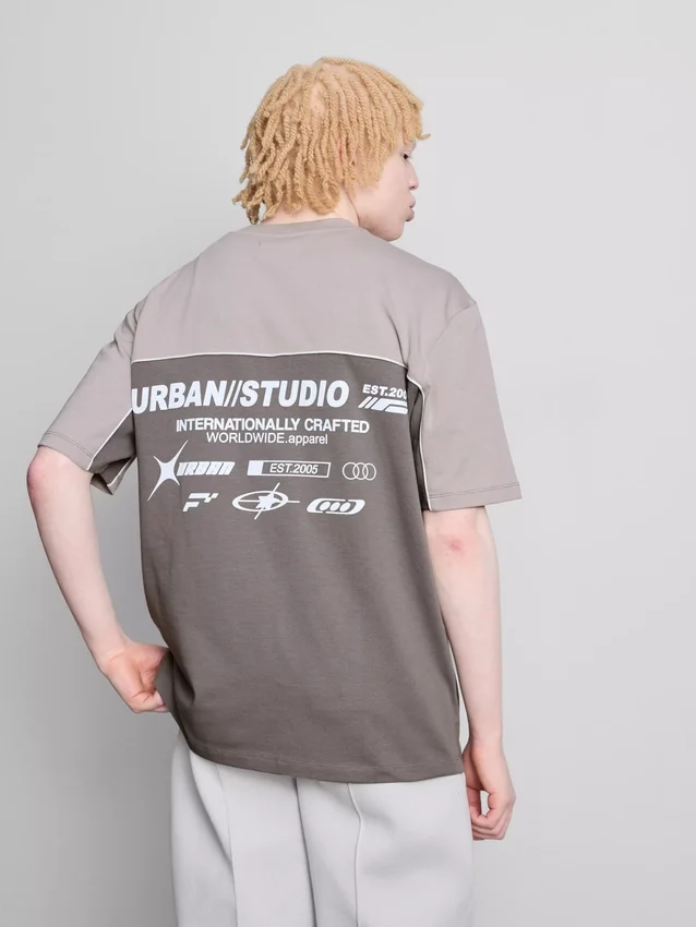Urban studio two-tone t-shirt