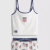 Usa fc cotton-rich cami shorty pajamas