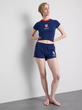 Usa football shorty pajamas