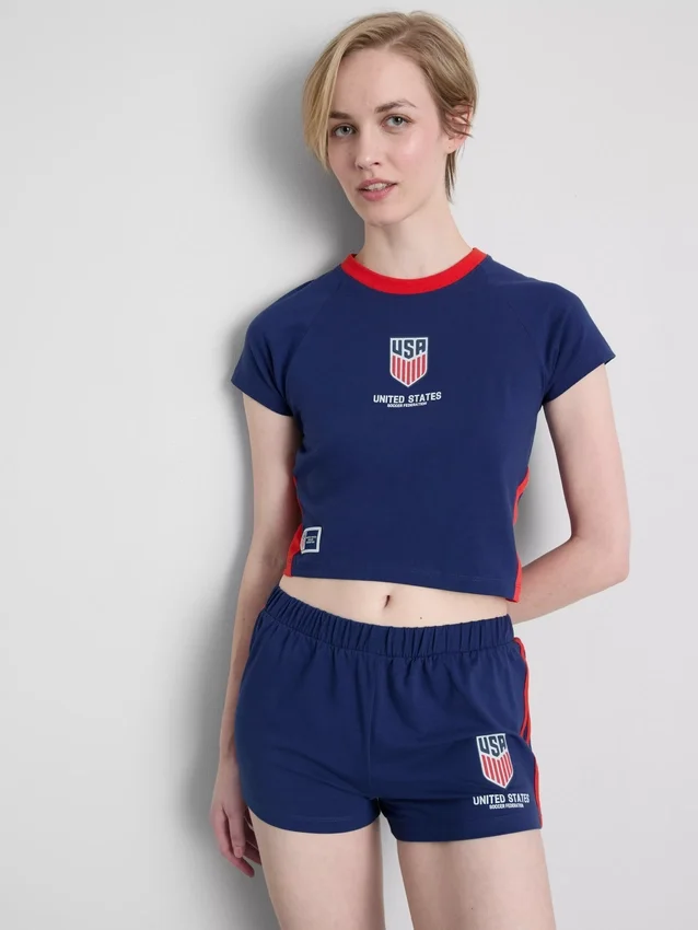 Usa football shorty pajamas