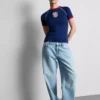 Usa longline baby tee