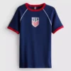 Usa longline baby tee