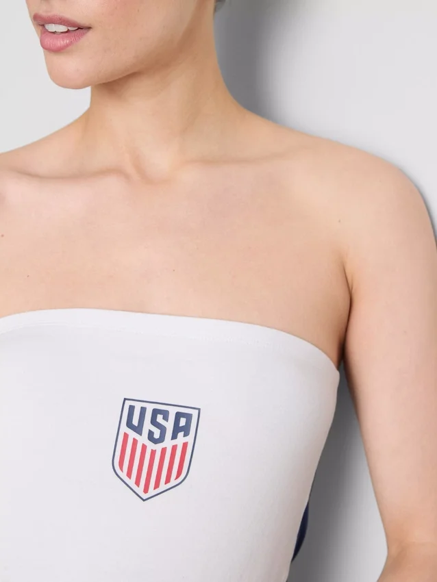 Usa soccer cotton rich bandeau top