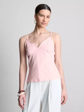 V-neck babydoll cami top