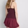 V-neck babydoll cami top