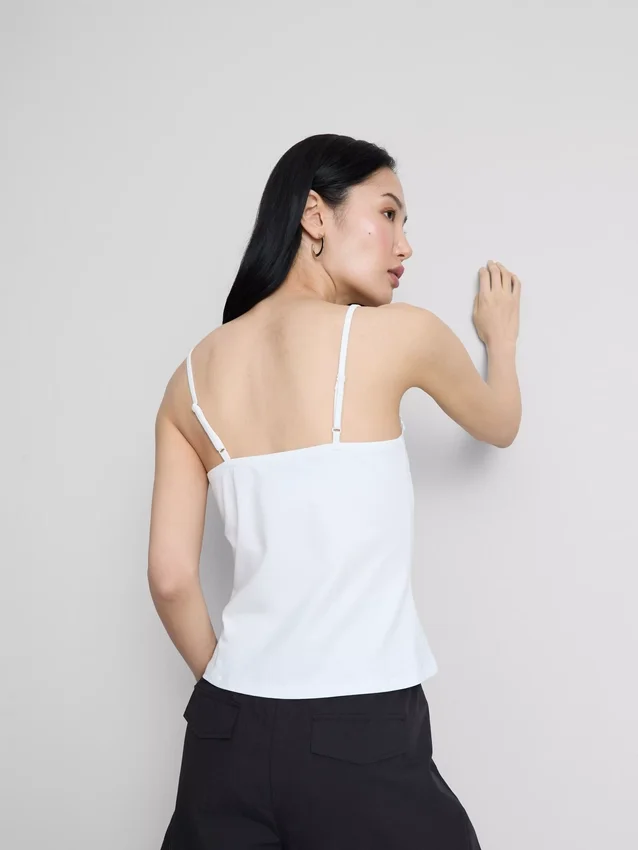 V-neck babydoll cami top