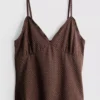 V-neck babydoll cami top