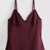 V-neck babydoll cami top
