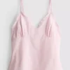 V-neck babydoll cami top