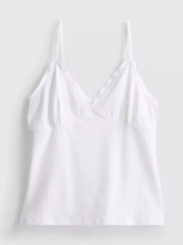 V-neck babydoll cami top