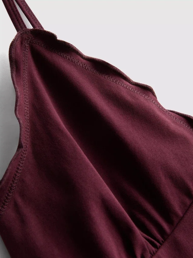 V-neck babydoll cami top