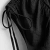 V-neck balloon-leg jumpsuit