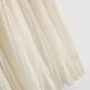 V-neck crinkle mini dress