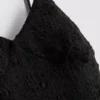 V-neck lace maxi dress