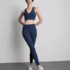 V-neck racer active crop top