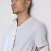 V-neck slim-fit stretch t-shirt