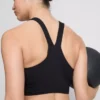 V-neck smooth support active crop top