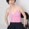 V-neck strappy bodysuit