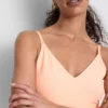 V-neck strappy bodysuit