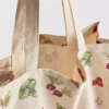 Vegetable print tote bag